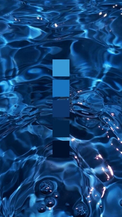 Sérénité couleur bleu