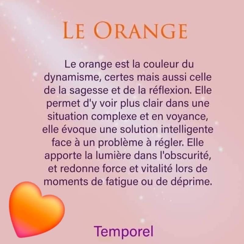 Symbolique couleur orange