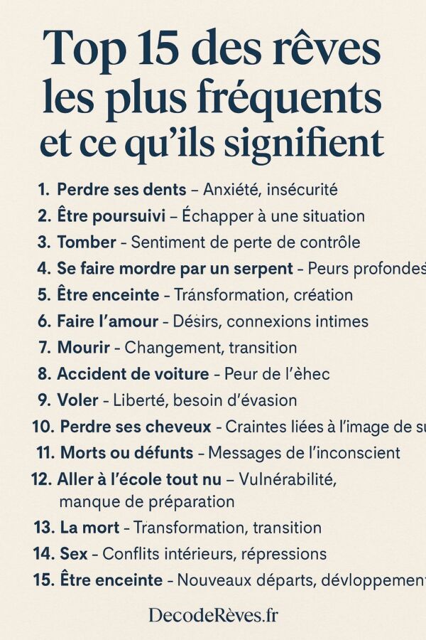 Rêve de chute symbolisme