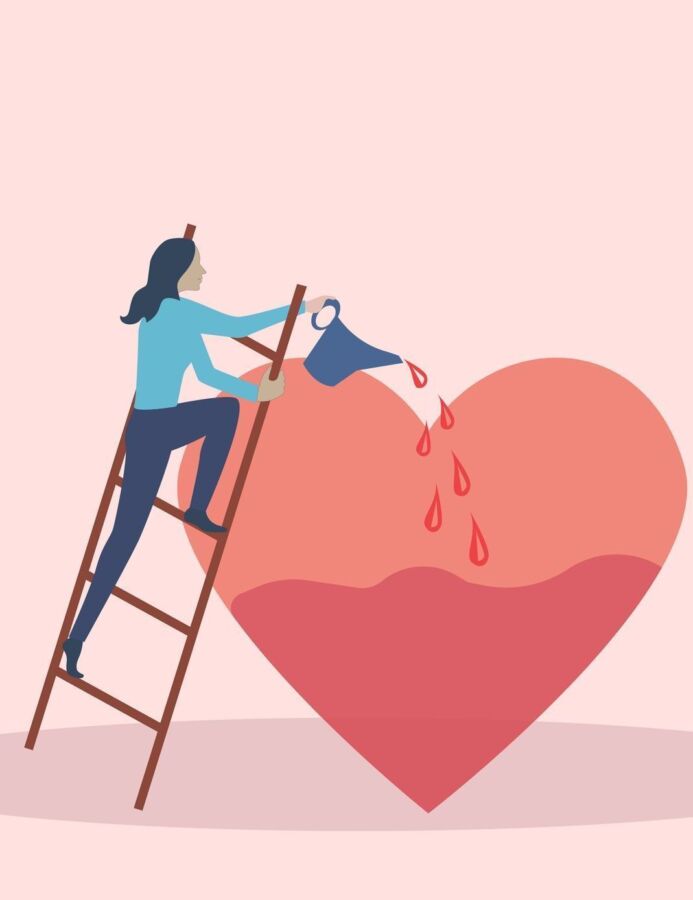 faire une fixation sur quelqu'un