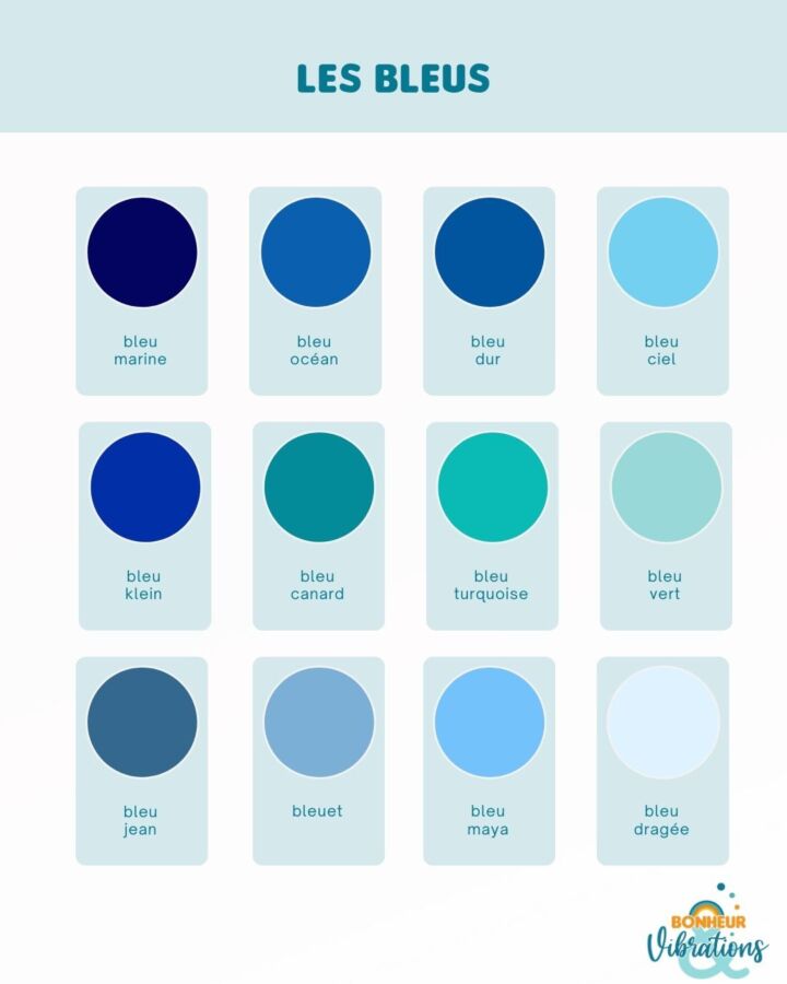 Sérénité couleur bleu