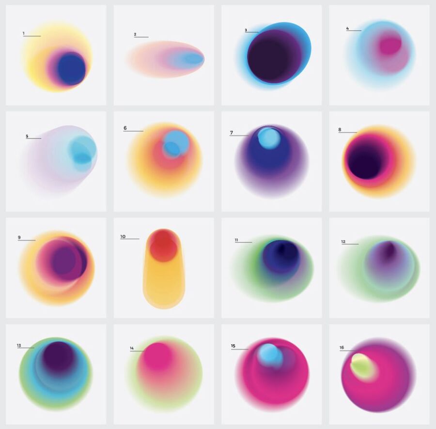 Palette couleurs émotions