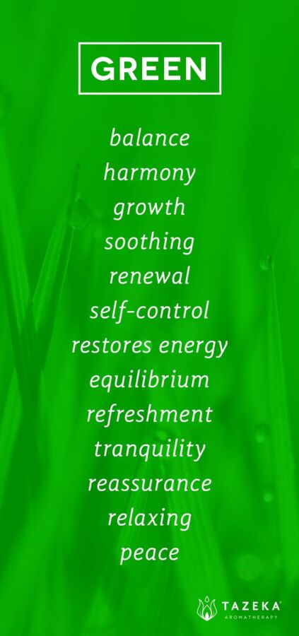 signification psychologique couleur vert