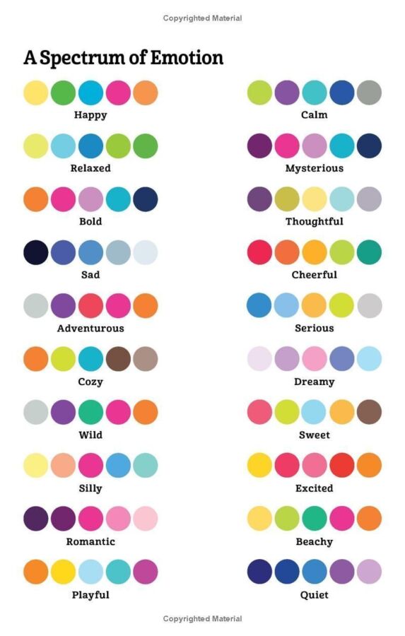 Palette couleurs émotions