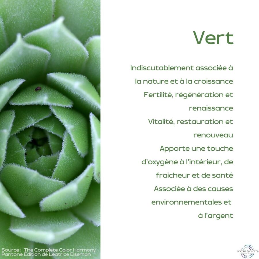 signification psychologique couleur vert