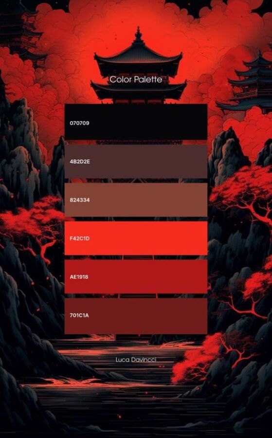 Impact émotionnel de la signification des couleurs rouge