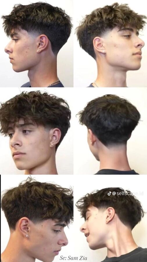 Dégradé pour coiffure masculine moderne