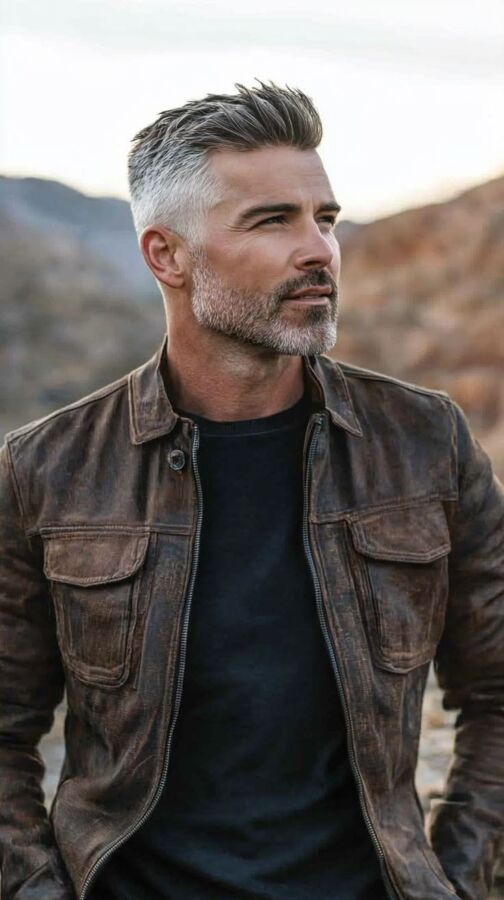 Taper élégant pour coiffure masculine