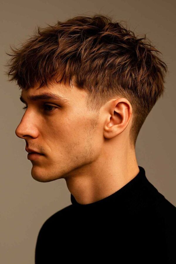 Taper élégant pour coiffure masculine