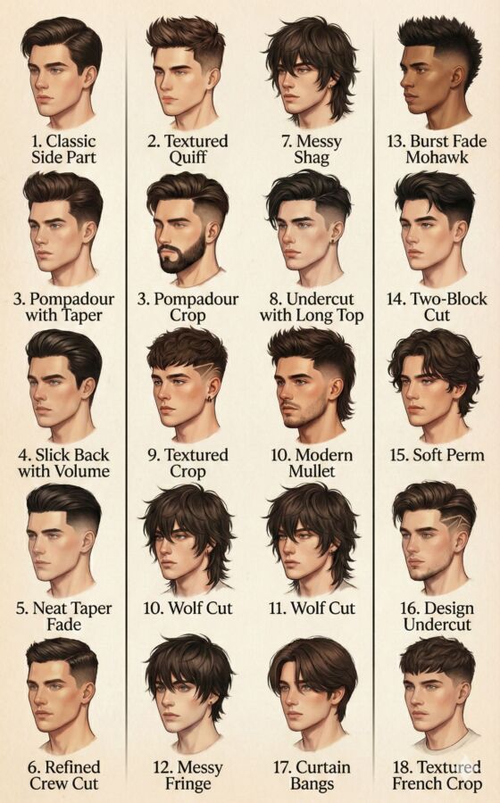 Tendance coiffure 2025 pour hommes actifs