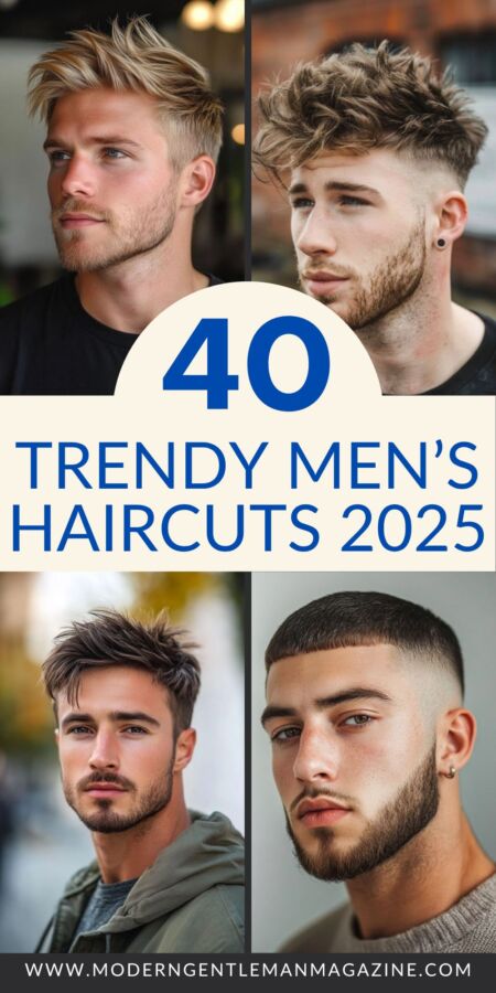 Tendance coiffure 2025 pour hommes actifs