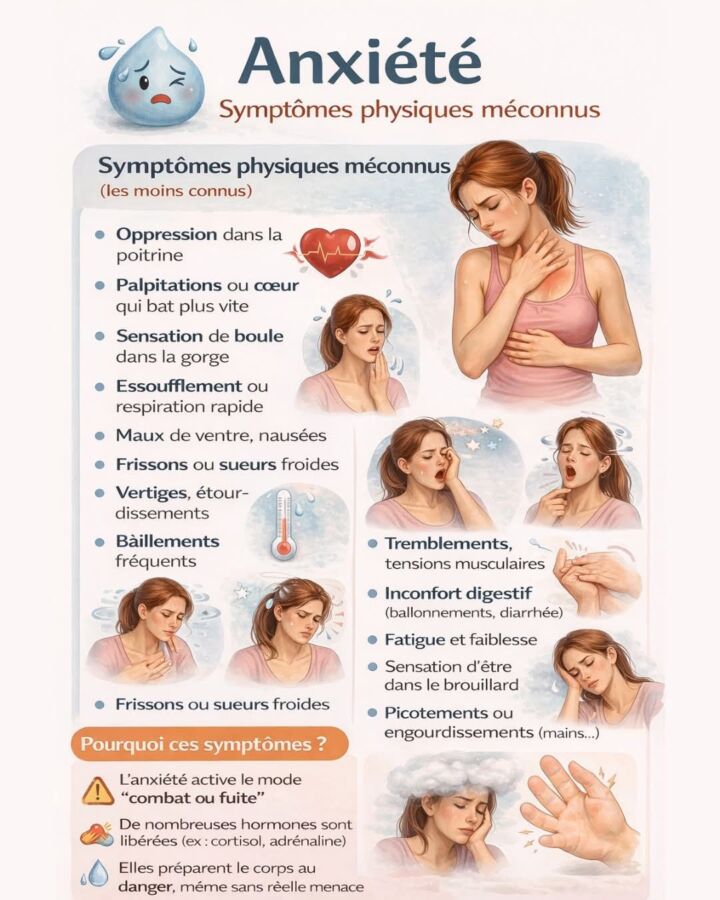 Anxiété et langage corporel