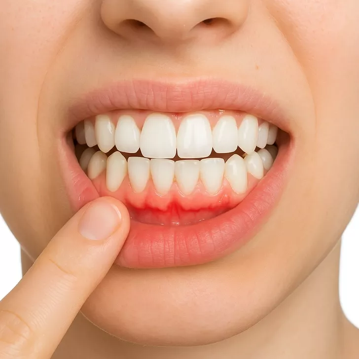 Dent douloureuse au contact