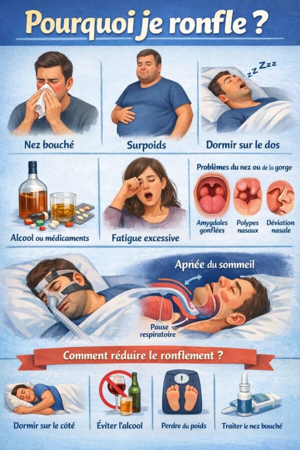 comprendre apnées sommeil causes