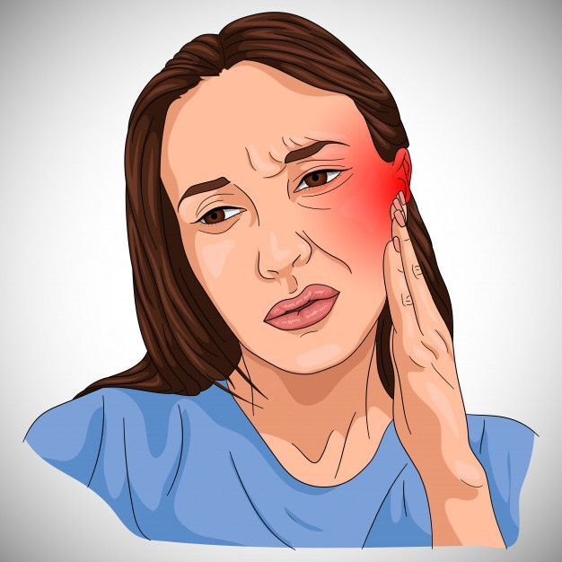 soulagement douleur oreille mâchoire