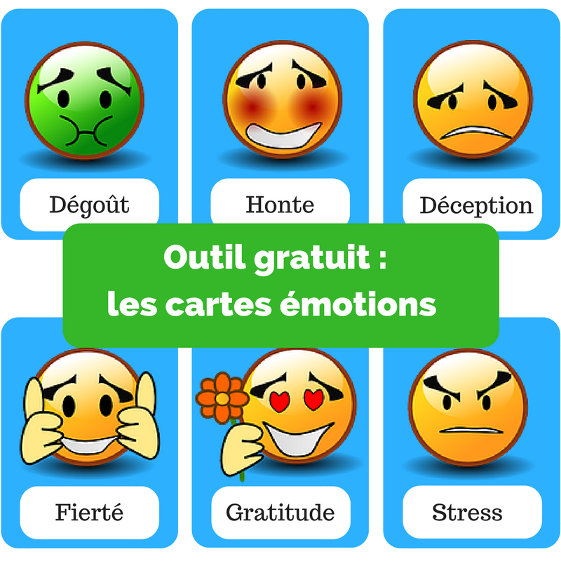 Cartes émotions imprimables gratuites