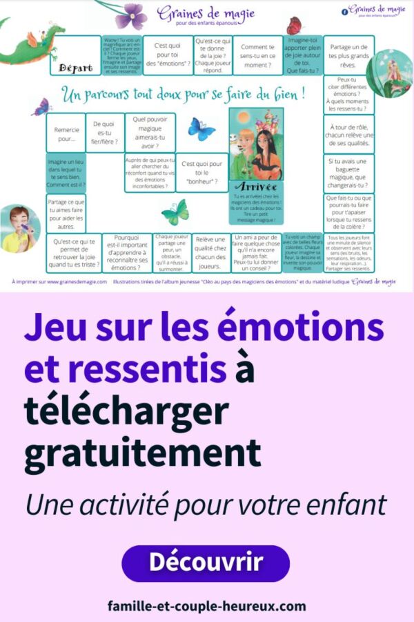 Activités imprimables sur émotions