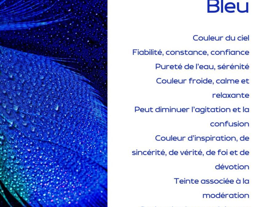 Signification de la couleur bleu : ce que ça révèle vraiment