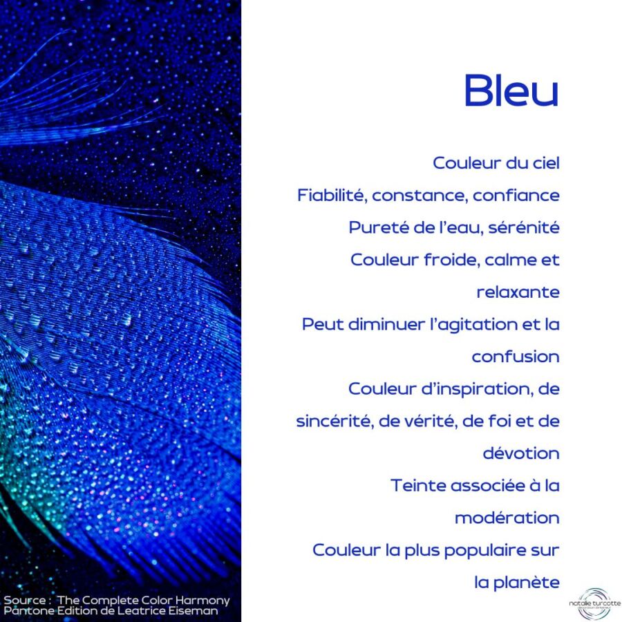 Symbolisme du bleu profond