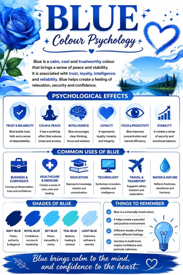 Couleur bleu en psychologie