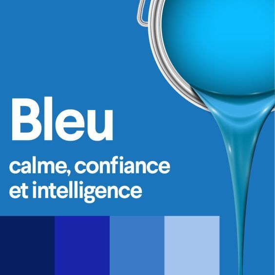 Couleur bleu en psychologie