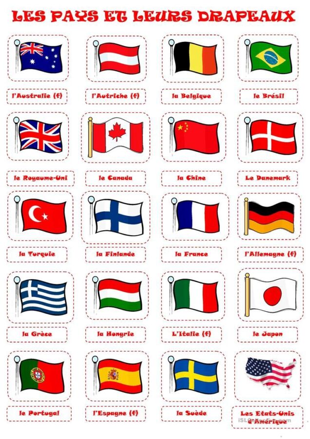 Couleurs du drapeau français