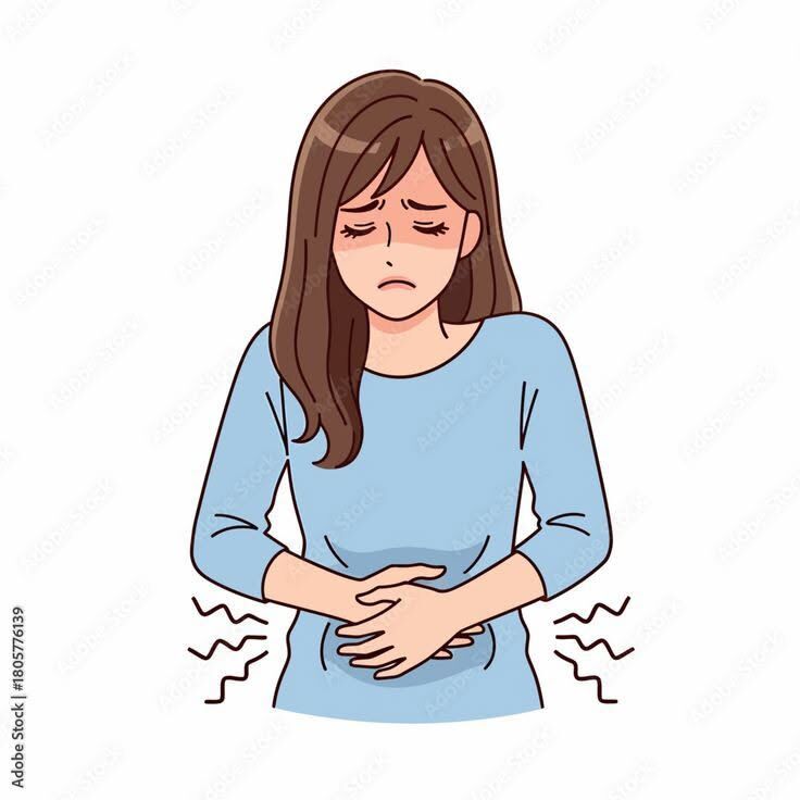 Douleur abdominale liée au stress
