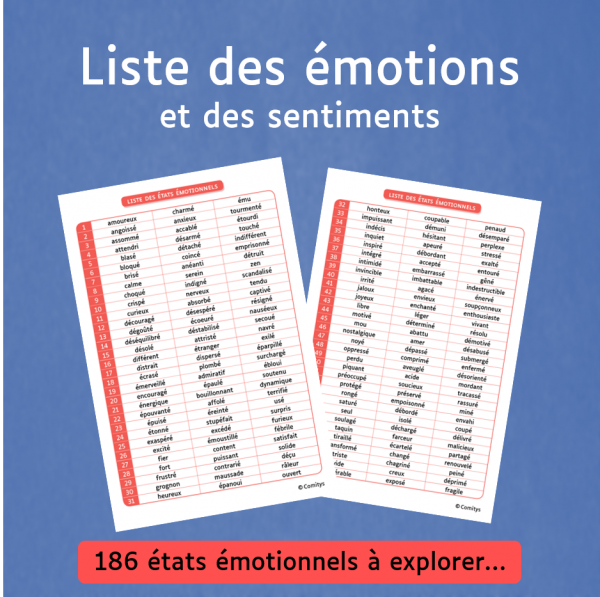 Sentiments et émotions courants