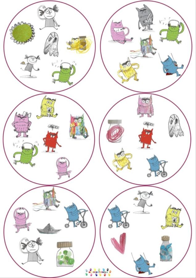 Graphique des créatures émotionnelles