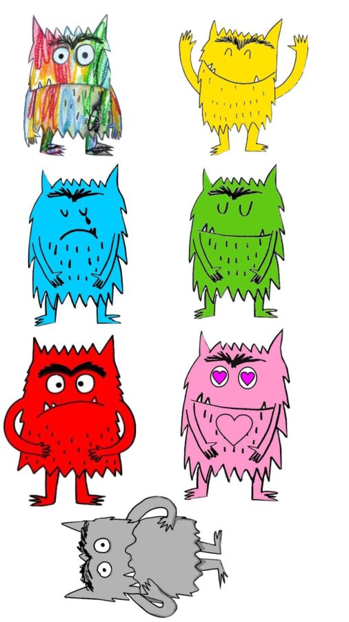 Dessin des monstres émotionnels