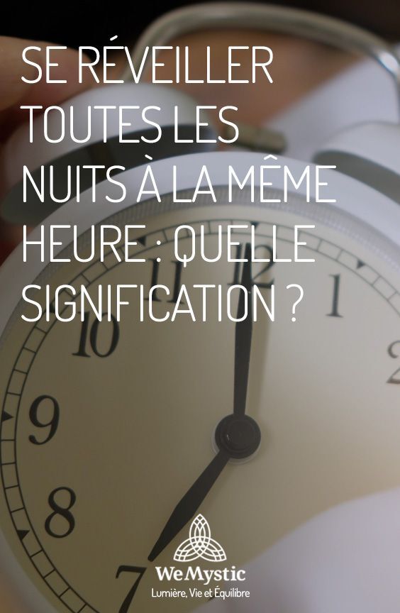Réveil spirituel à 3h