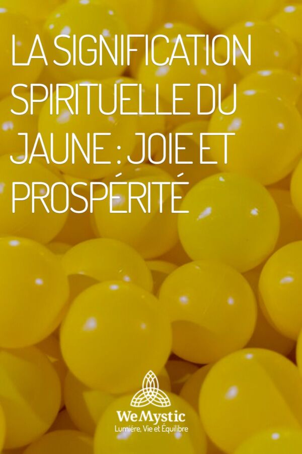 Signification symbolique du jaune